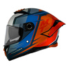 Kask integralny MT THUNDER 4 SV PENTAL MATT PEARL ORANGE pomarańczowy niebieski biały