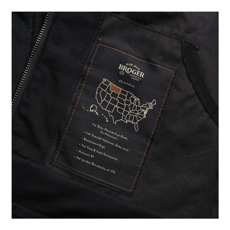 Kurtka tekstylna BROGER MONTANA BLACK czarny