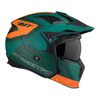 Kask otwarty MT STREETFIGHTER SV S TOTEM C6 MATT zielony pomarańczowy