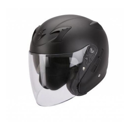 Kask otwarty SCORPION EXO-220 SOLID BLACK MATT czarny mat