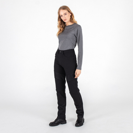 Spodnie tekstylne damskie KNOX URBANE PRO LADY BLACK czarny