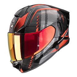 Kask integralny SCORPION EXO-530 AIR THERAS METALLIC BLACK/RED czarny czerwony
