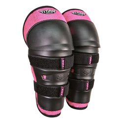 Zbroja dziecięca FOX KIDS PEEWEE TITAN KNEE/SHIN GUARD BLACK/PINK czarny różowy