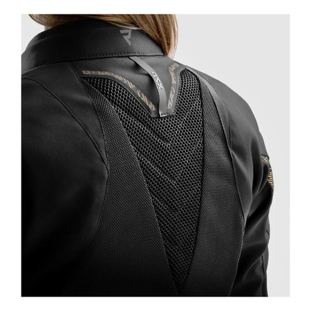 Kurtka tekstylna damska REBELHORN JAX LADY BLACK/GOLD czarny złoty