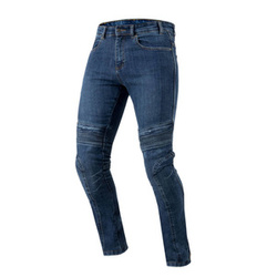 Jeansy motocyklowe OZONE HORNET II WASHED BLUE niebieski