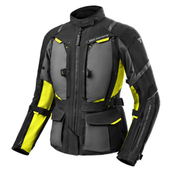 Kurtka tekstylna damska SHIMA HERO 2.0 LADY FLUO czarny szary żółty fluo