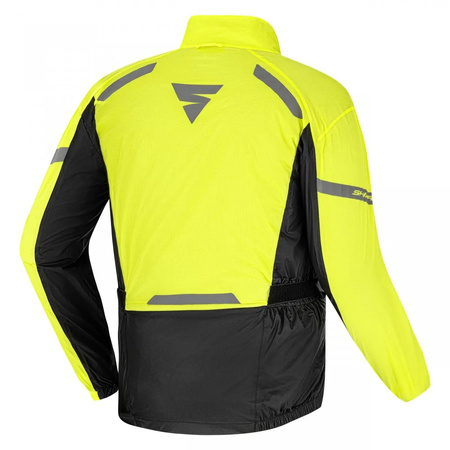 Kurtka przeciwdeszczowa SHIMA HYDRODRY 2.0 BLACK/FLUO czarny żółty fluo
