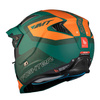 Kask otwarty MT STREETFIGHTER SV S TOTEM C6 MATT zielony pomarańczowy