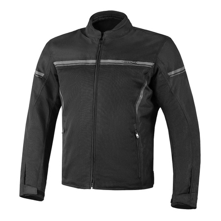 Kurtka tekstylna MOTOID STELVIO BLACK czarny