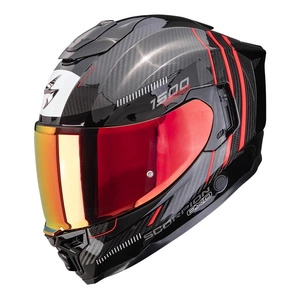 Kask integralny SCORPION EXO-1500 CARBON AIR ZITY BLACK/RED czarny czerwony