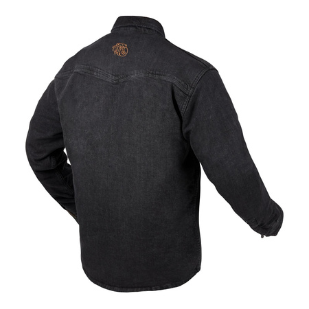 Koszula motocyklowa BROGER ALASKA JEANS WASHED BLACK czarny