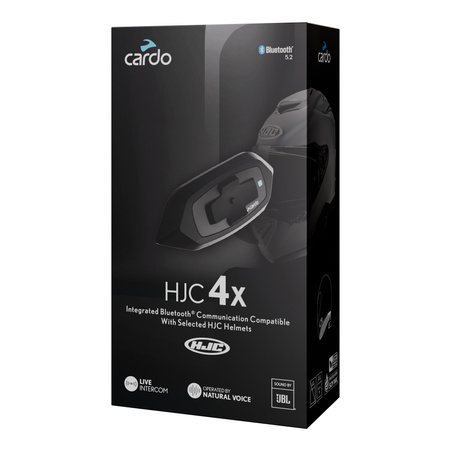 Interkom CARDO HJC 4X SINGLE czarny
