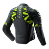 Kurtka skórzana REBELHORN VANDAL 2 BLACK/GREY/FLUO YELLOW czarny szary żółty fluo