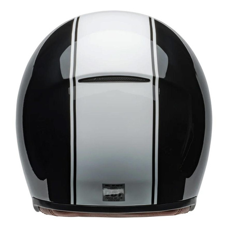 Kask otwarty BELL TX501 RALLY BLACK WHITE czarny biały