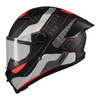 Kask integralny AXXIS FENIX ORK B5 MATT czarny czerwony szary