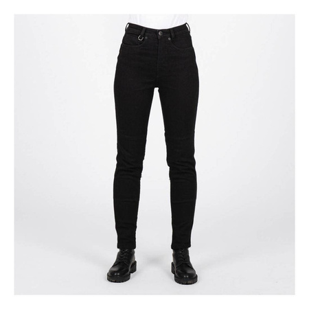 Jeansy motocyklowe damskie KNOX CALDER LADY BLACK czarny