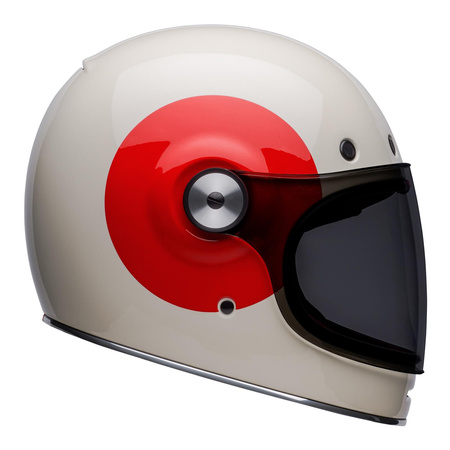 Kask integralny BELL BULLITT TT VINTAGE WHITE/OXBLOOD biały czerwony