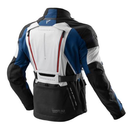 Kurtka tekstylna REBELHORN HARDY 3.0 BLUE/GREY/RED niebieski szary czerwony