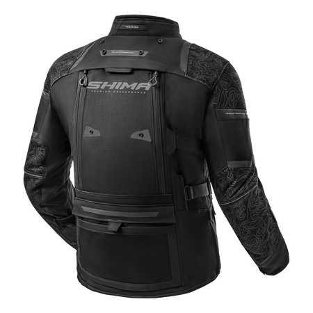 Kurtka tekstylna SHIMA TRACKER BLACK czarny
