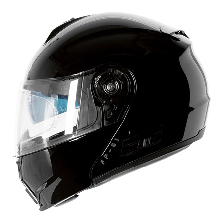 Kask szczękowy OZONE FP-01 PINLOCK READY BLACK czarny