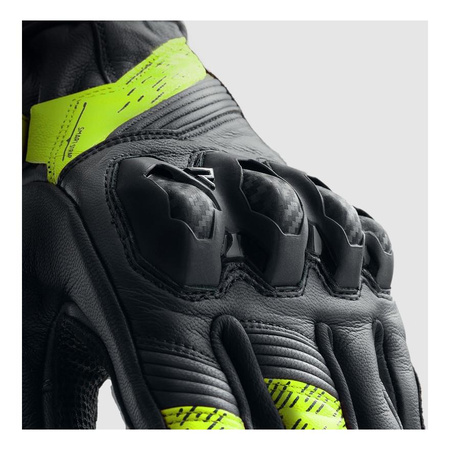 Rękawice miejskie REBELHORN VIPER BLACK/GREY/FLUO YELLOW czarny szary żółty fluo