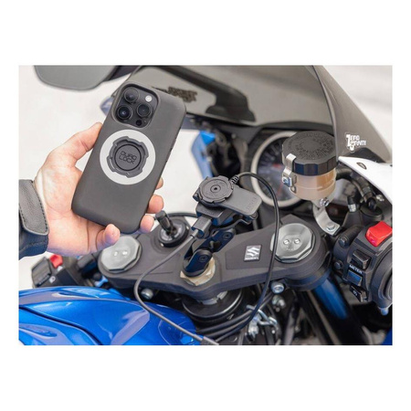 Ładowarka QUAD LOCK motocyklowa USB czarny