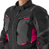 Kurtka tekstylna damska SHIMA HERO 2.0 LADY PINK czarny szary różowy