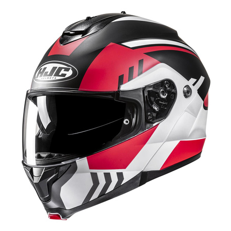 Kask szczękowy HJC C91N KAON BLACK/RED czarny czerwony