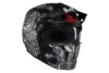 Kask otwarty z wpinaną szczęką MT STREETFIGHTER SV S HELLISH MATT BLACK/GREY czarny szary