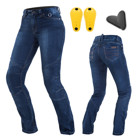 Jeansy motocyklowe damskie SHIMA SANSA BLUE niebieski