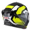 Kask integralny NZI GO RIDER STREAM DUO QUADRI BLACK GREY YELLOW czarny szary żółty