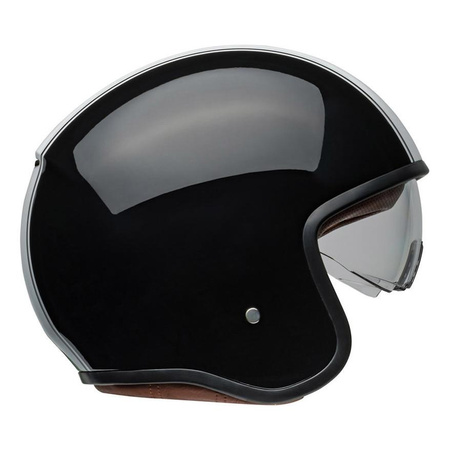 Kask otwarty BELL TX501 RALLY BLACK WHITE czarny biały