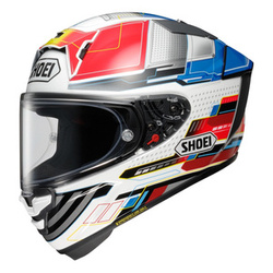 Kask integralny SHOEI X-SPR PRO PROXY TC-10 biały czerwony niebieski żółty czarny