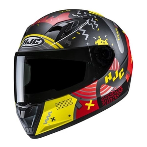 Kask dziecięcy integralny HJC Y10 MIKA BLACK/YELLOW czarny żółty