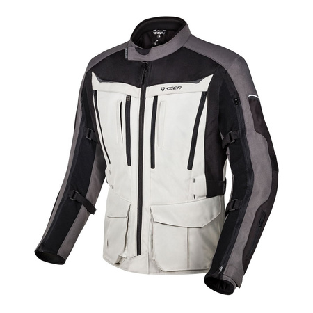 Kurtka tekstylna SECA DISCOVERY GREY szary czarny