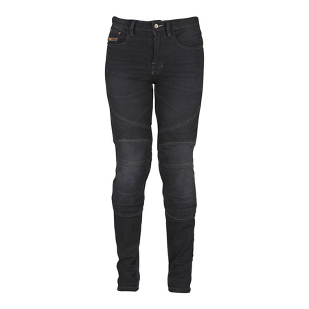 Jeansy motocyklowe damskie FURYGAN LADY PURDEY BLACK czarny