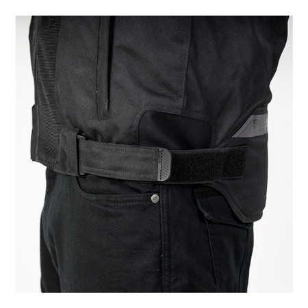 Kurtka tekstylna OZONE FLOW BLACK czarny