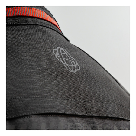 Kurtka tekstylna BROGER GRID BLACK/DARK GREY/RED czarny szary czerwony