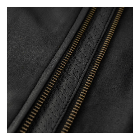 Kurtka skórzana OZONE STRIKER BLACK czarny