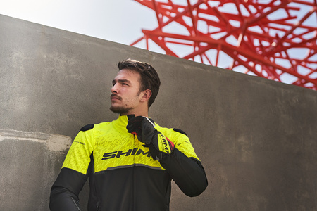 Kurtka tekstylna SHIMA DRIFT MEN FLUO żółty fluo czarny