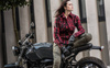 Jeansy motocyklowe damskie SHIMA GIRO LADY KHAKI zielony