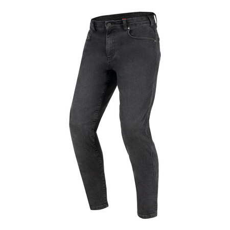 Jeansy motocyklowe REBELHORN NOMAD TAPERED FIT WASHED BLACK czarny