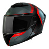 Kask szczękowy MT ATOM 2 SV EMALLA MATT GREY/BLACK/RED szary czarny czerwony