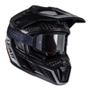 Kask cross z goglami LEATT KIT ADV 9.5 V25 CARBON czarny biały