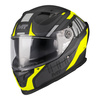 Kask integralny MT BRAKER SV COCKPIT BLACK/YELLOW MATT czarny żółty