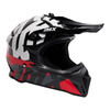 Kask cross IMX FMX-02 GRAPHIC BLACK/WHITE/FLO RED/GREY czarny biały czerwony fluo szary