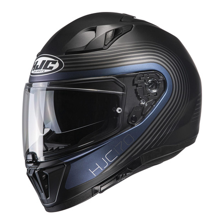 Kask integralny HJC I70 SURF BLACK/BLUE czarny niebieski