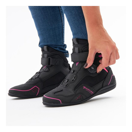 Buty krótkie damskie REBELHORN SPARK II LADY BLACK/PINK czarny różowy
