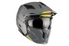 Kask otwarty z wpinaną szczęką MT STREETFIGHTER SV S SOLID GLOSS GREY