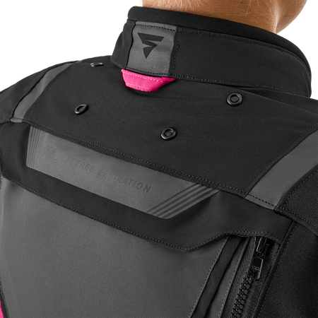 Kurtka tekstylna damska SHIMA HERO 2.0 LADY PINK czarny szary różowy